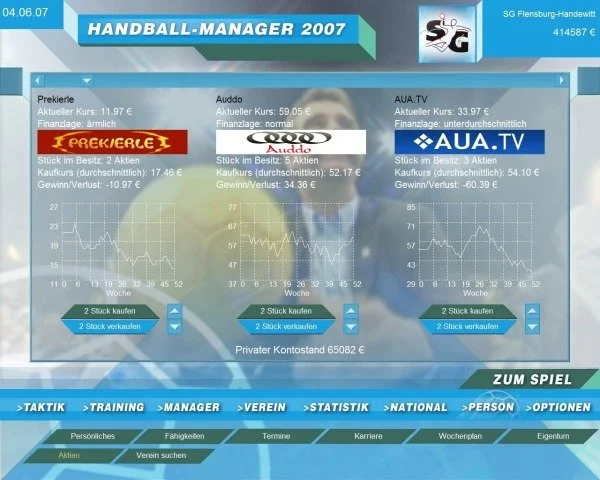 Handball Manager 2007 - кадр 2