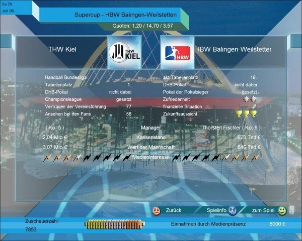 Handball Manager 2007 - кадр 4