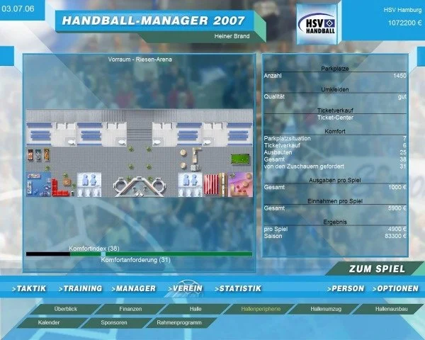 Handball Manager 2007 - кадр 7