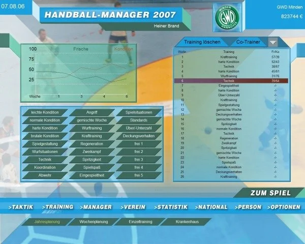 Handball Manager 2007 - кадр 3