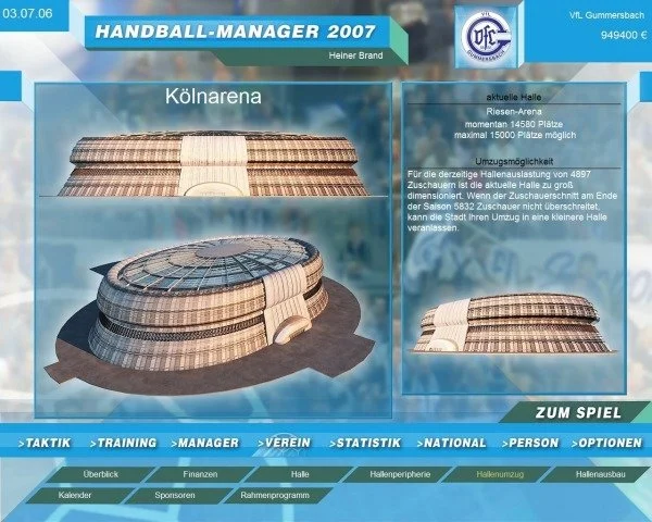 Handball Manager 2007 - кадр 6