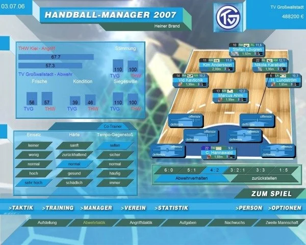 Handball Manager 2007 - кадр 8