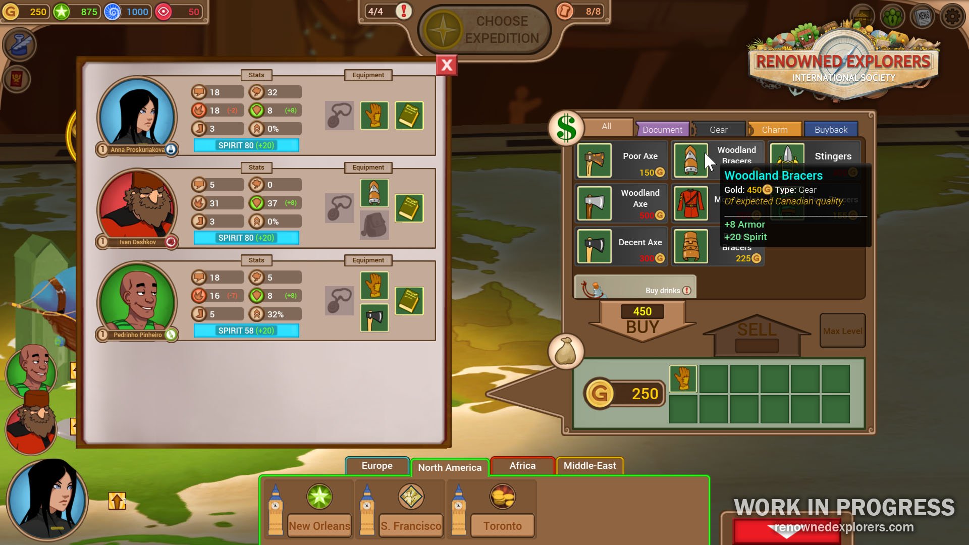 Renowned Explorers: International Society — скриншот 7
