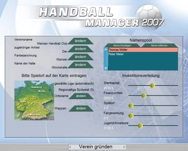 Handball Manager 2007 - кадр 1