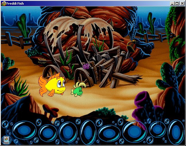 Freddi Fish 4: The Case of Hogfish Rustlers of Briny Gulch — скриншот 7