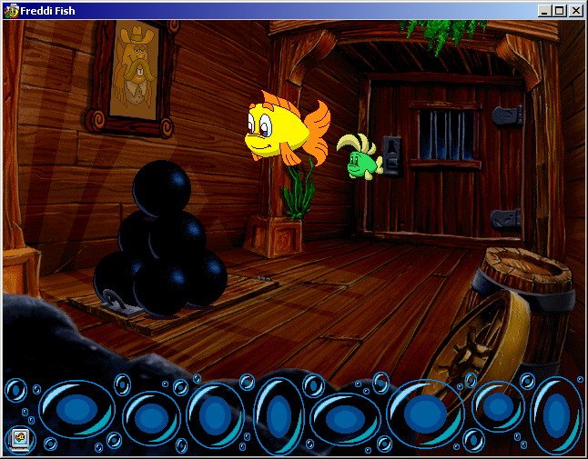Freddi Fish 4: The Case of Hogfish Rustlers of Briny Gulch — скриншот 2