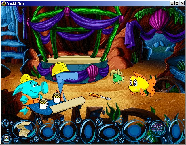 Freddi Fish 4: The Case of Hogfish Rustlers of Briny Gulch — скриншот 1