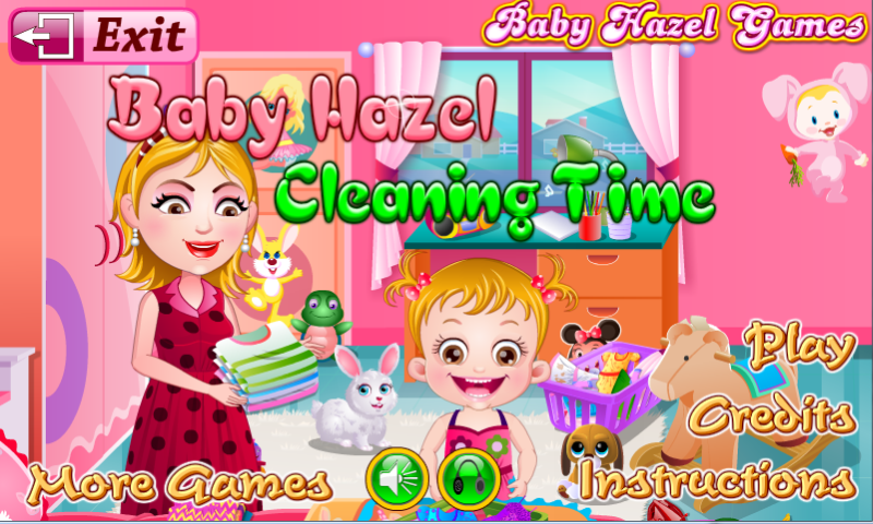 Baby Hazel Cleaning Time — скриншот 1