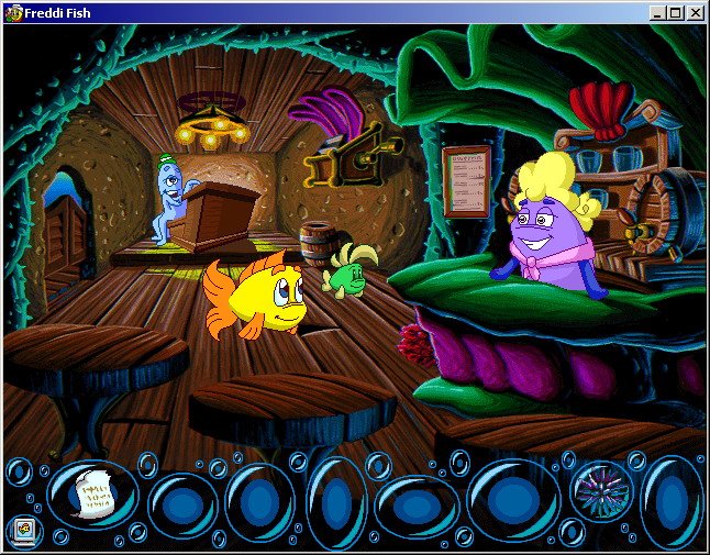 Freddi Fish 4: The Case of Hogfish Rustlers of Briny Gulch — скриншот 4