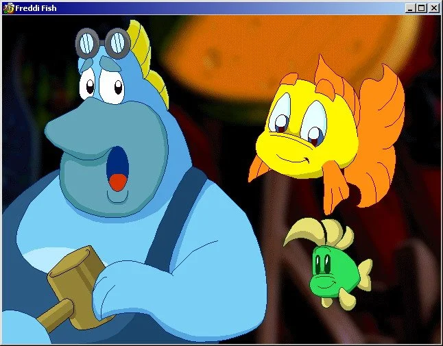 Freddi Fish 4: The Case of Hogfish Rustlers of Briny Gulch - кадр 10