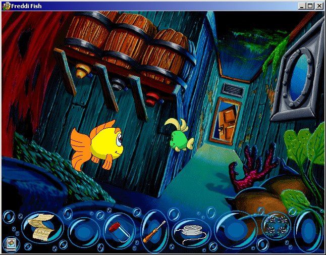 Freddi Fish 4: The Case of Hogfish Rustlers of Briny Gulch — скриншот 3