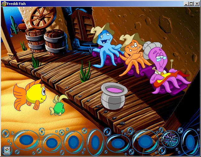 Freddi Fish 4: The Case of Hogfish Rustlers of Briny Gulch — скриншот 5