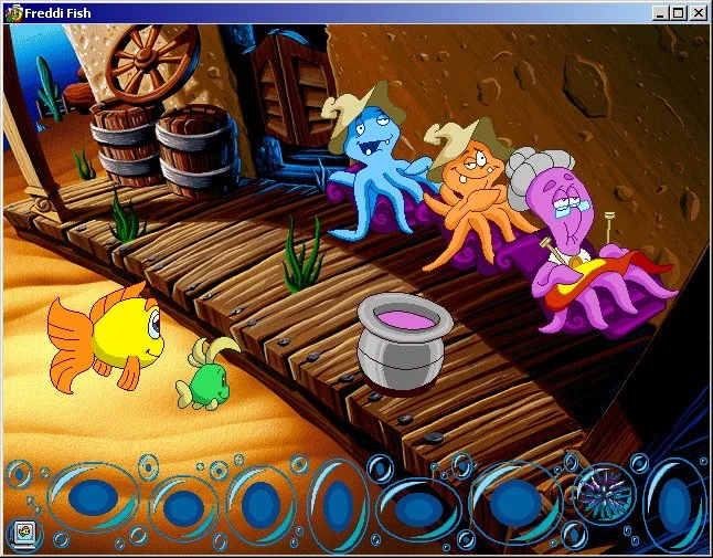 Freddi Fish 4: The Case of Hogfish Rustlers of Briny Gulch - кадр 5