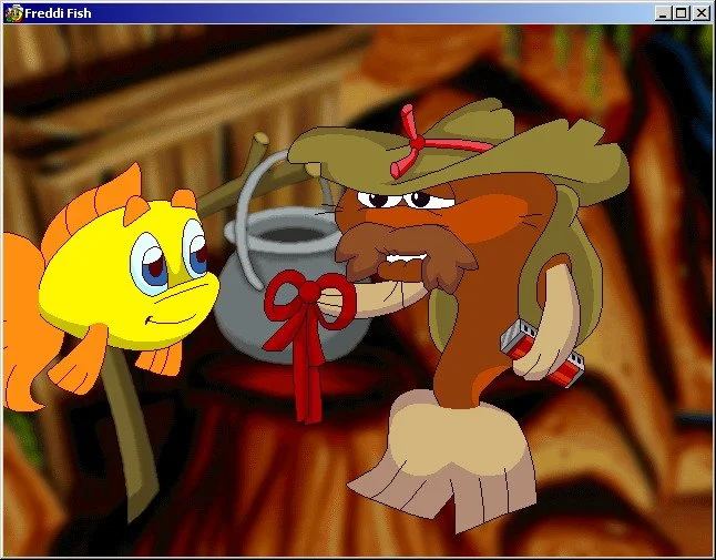 Freddi Fish 4: The Case of Hogfish Rustlers of Briny Gulch - кадр 6