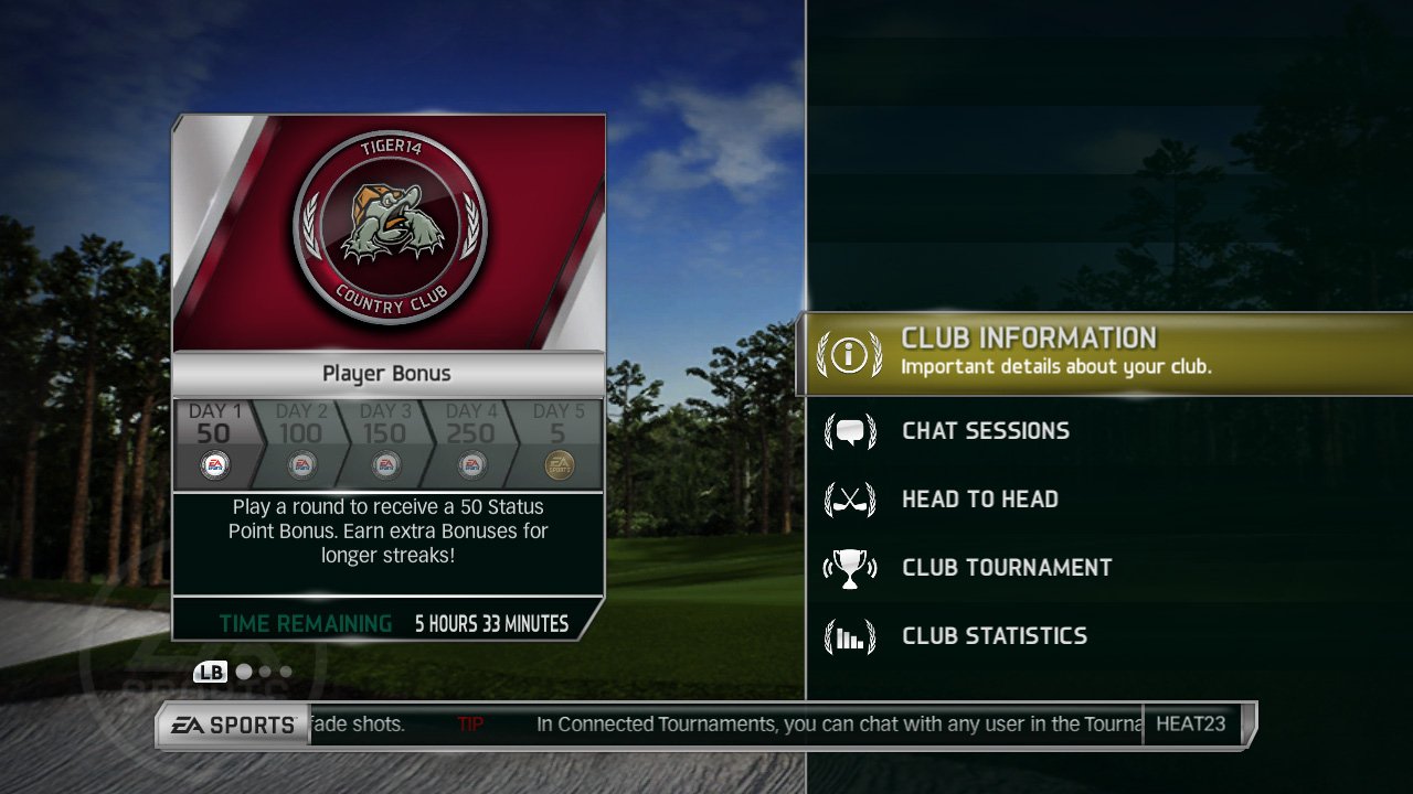 Tiger Woods PGA Tour 14 — скриншот 3