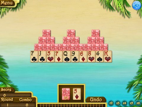 Tripeaks In Paradise HD — скриншот 3