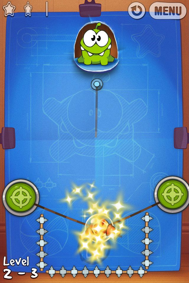 Cut the Rope: Experiments — скриншот 1