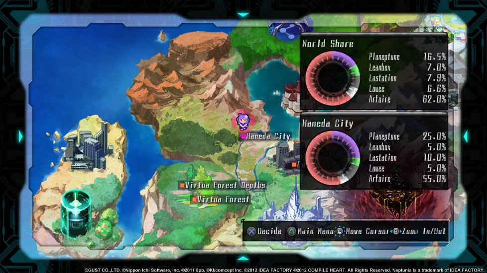 Hyperdimension Neptunia mk2 - кадр 11