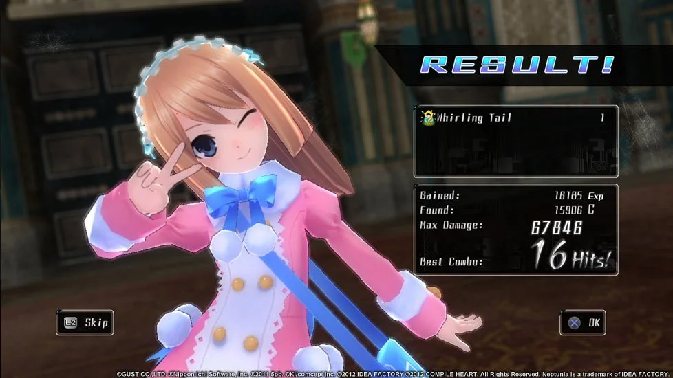 Hyperdimension Neptunia mk2 - кадр 15