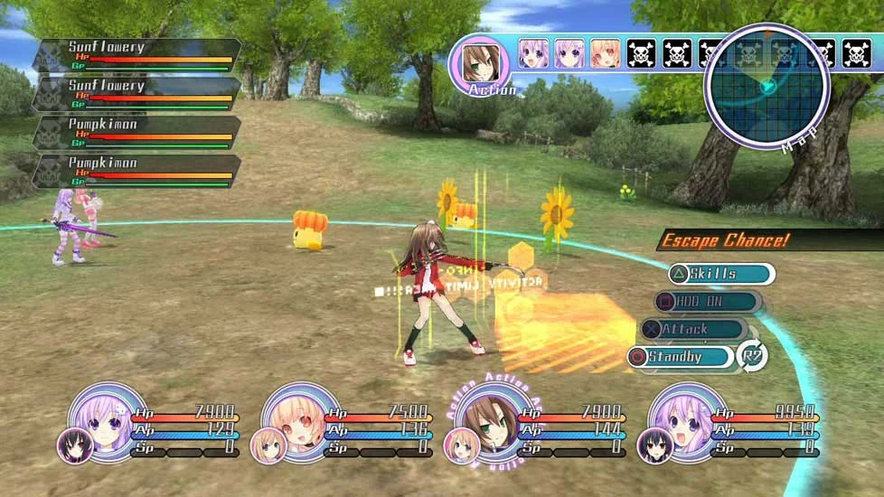 Hyperdimension Neptunia mk2 - кадр 12