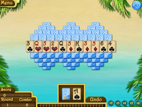 Tripeaks In Paradise HD — скриншот 2
