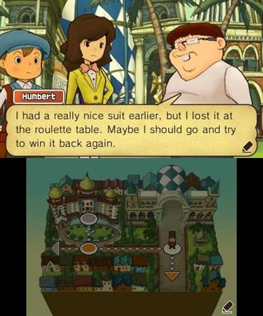 Professor Layton and the Miracle Mask — скриншот 2
