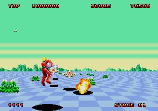 Space Harrier II — скриншот 2