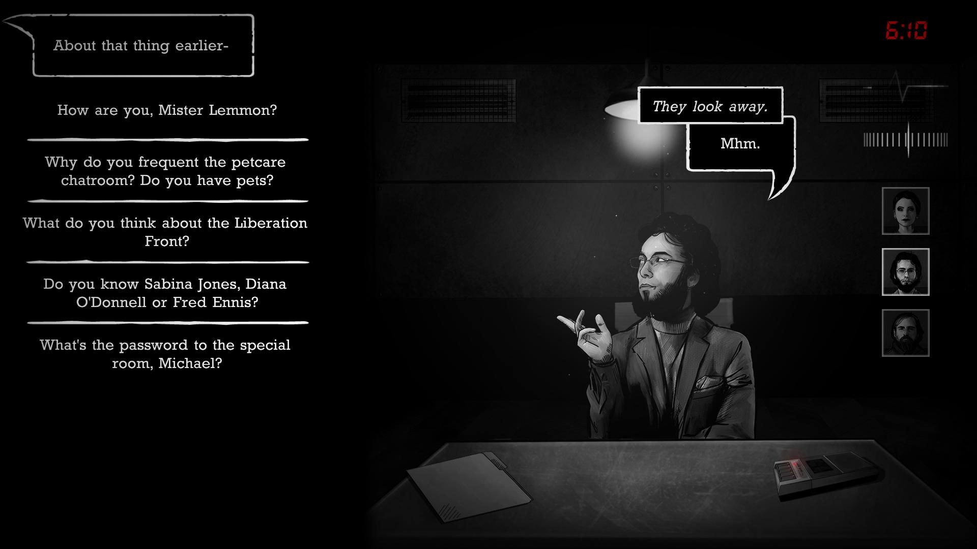 Interrogation: You will be deceived — скриншот 6