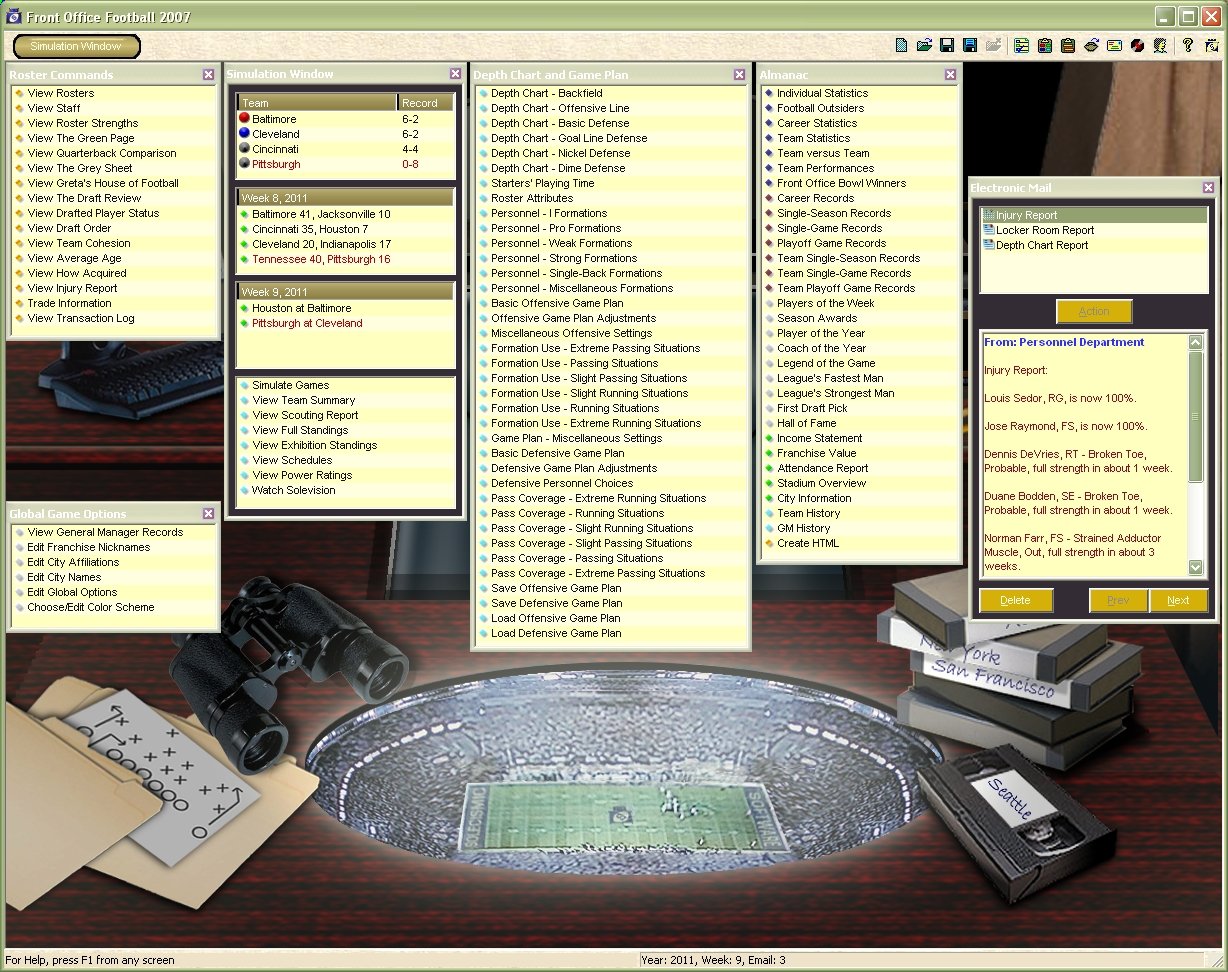 Front Office Football 2007 — скриншот 2