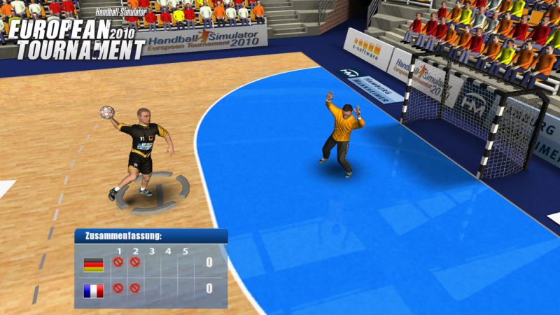 Handball Simulator: European Tournament 2010 — скриншот 2