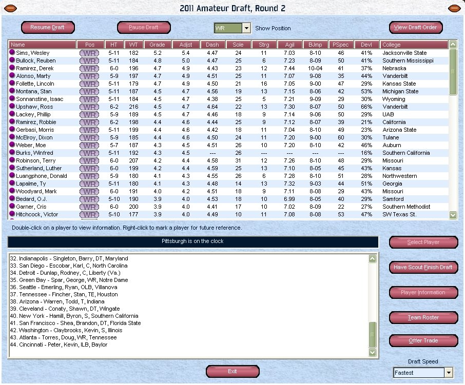 Front Office Football 2007 — скриншот 6