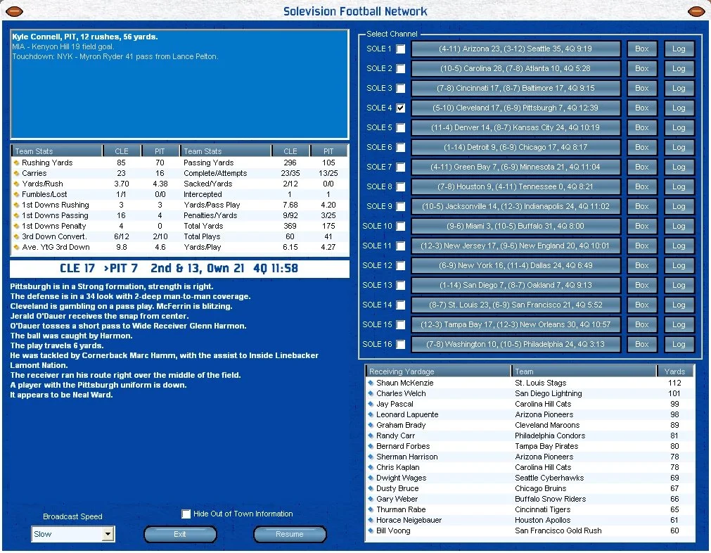 Front Office Football 2007 - кадр 7