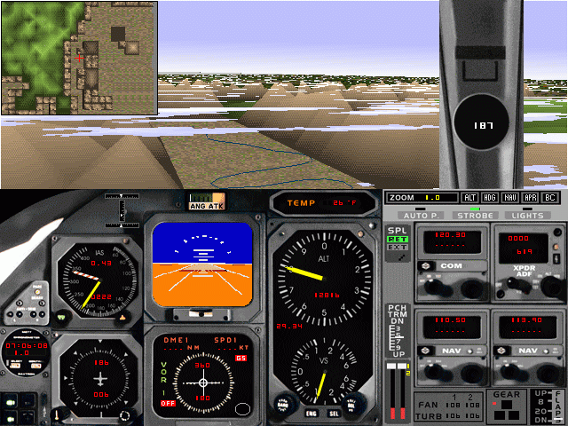 Microsoft Flight Simulator '95 - кадр 5