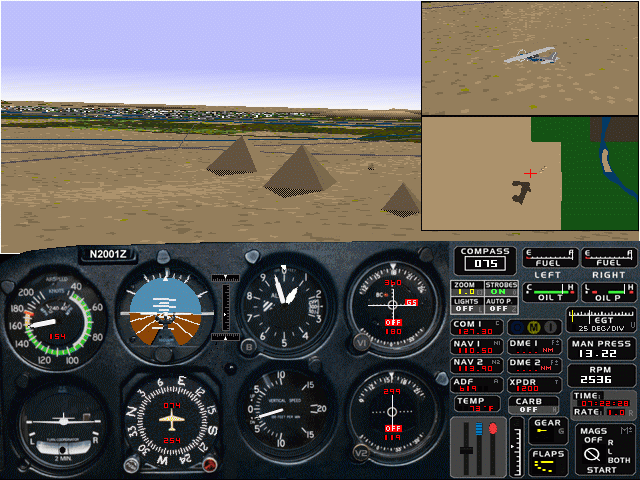 Microsoft Flight Simulator '95 - кадр 6