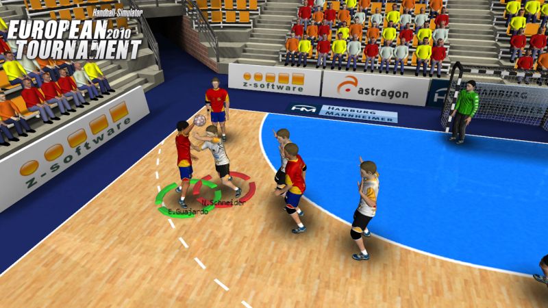 Handball Simulator: European Tournament 2010 — скриншот 1