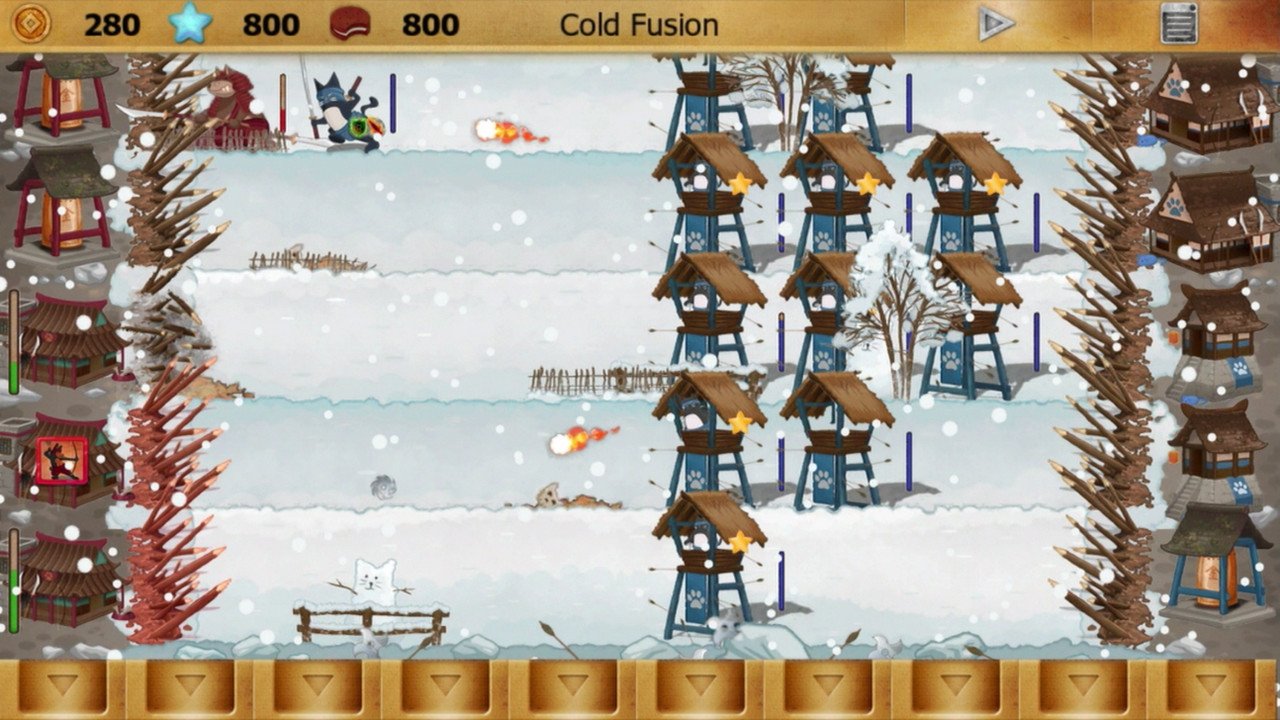 Ninja Cats vs Samurai Dogs — скриншот 2