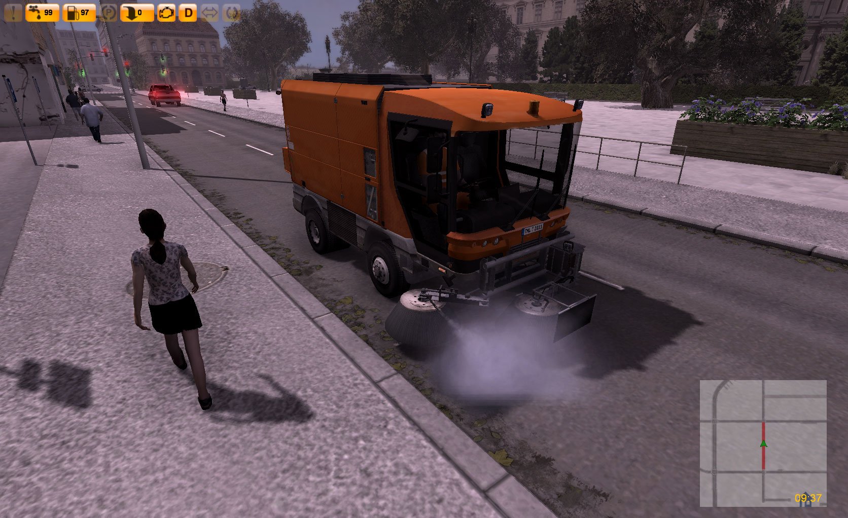 Street Cleaning Simulator — скриншот 3