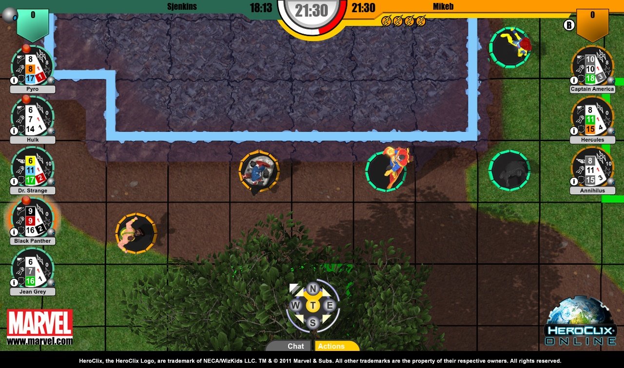 HeroClix Online — скриншот 1