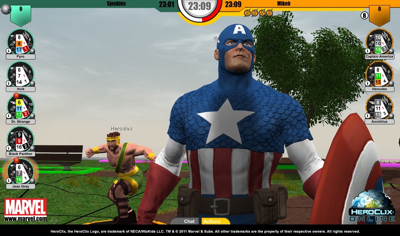 HeroClix Online — скриншот 2
