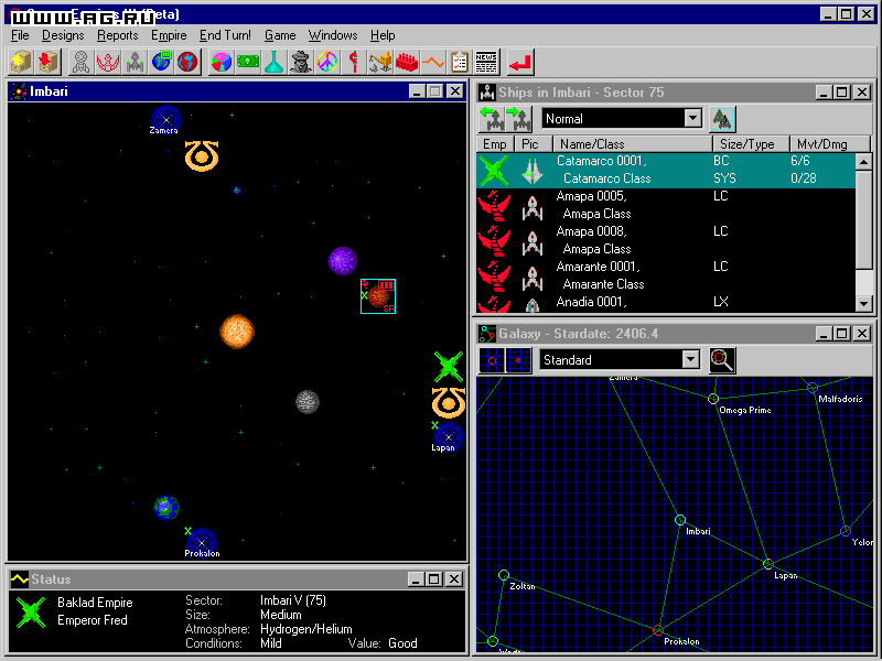 Space Empires 3 — скриншот 4