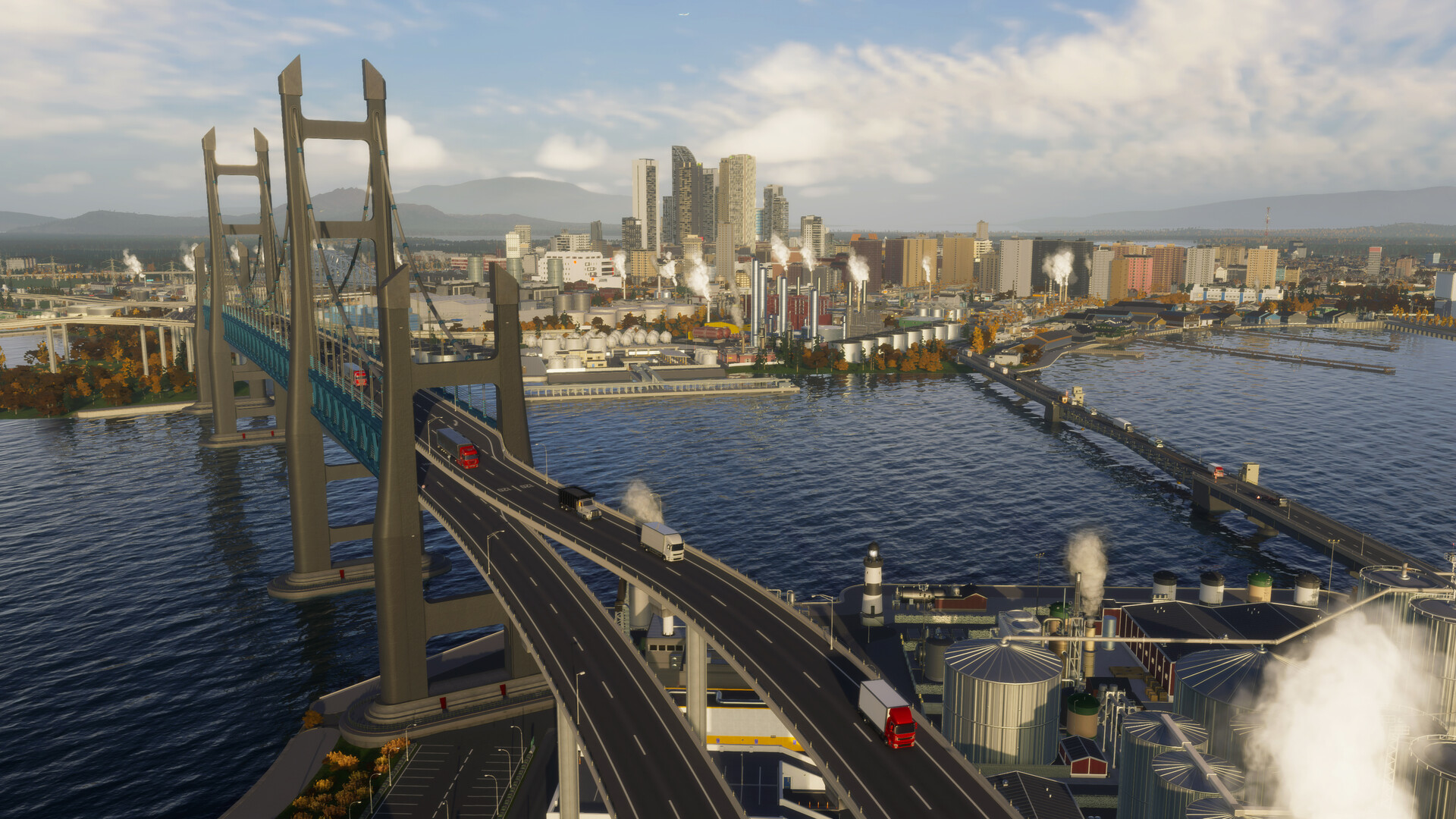 Cities: Skylines II - Bridges & Ports — скриншот 7