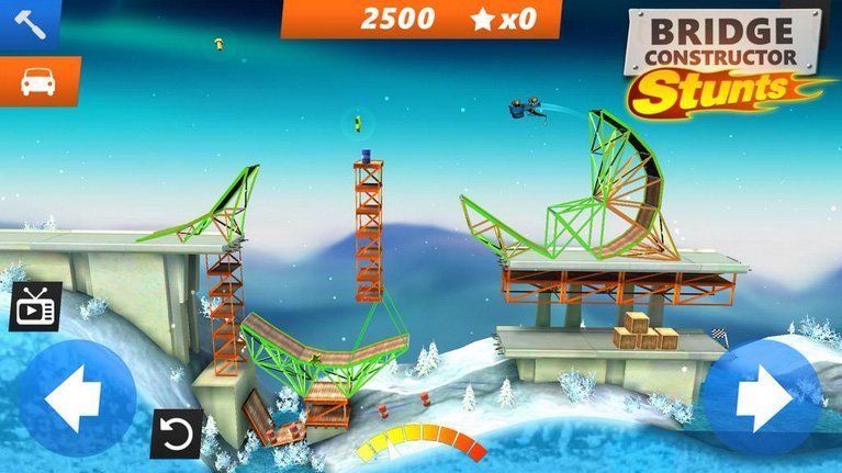 Bridge Constructor Stunts — скриншот 1