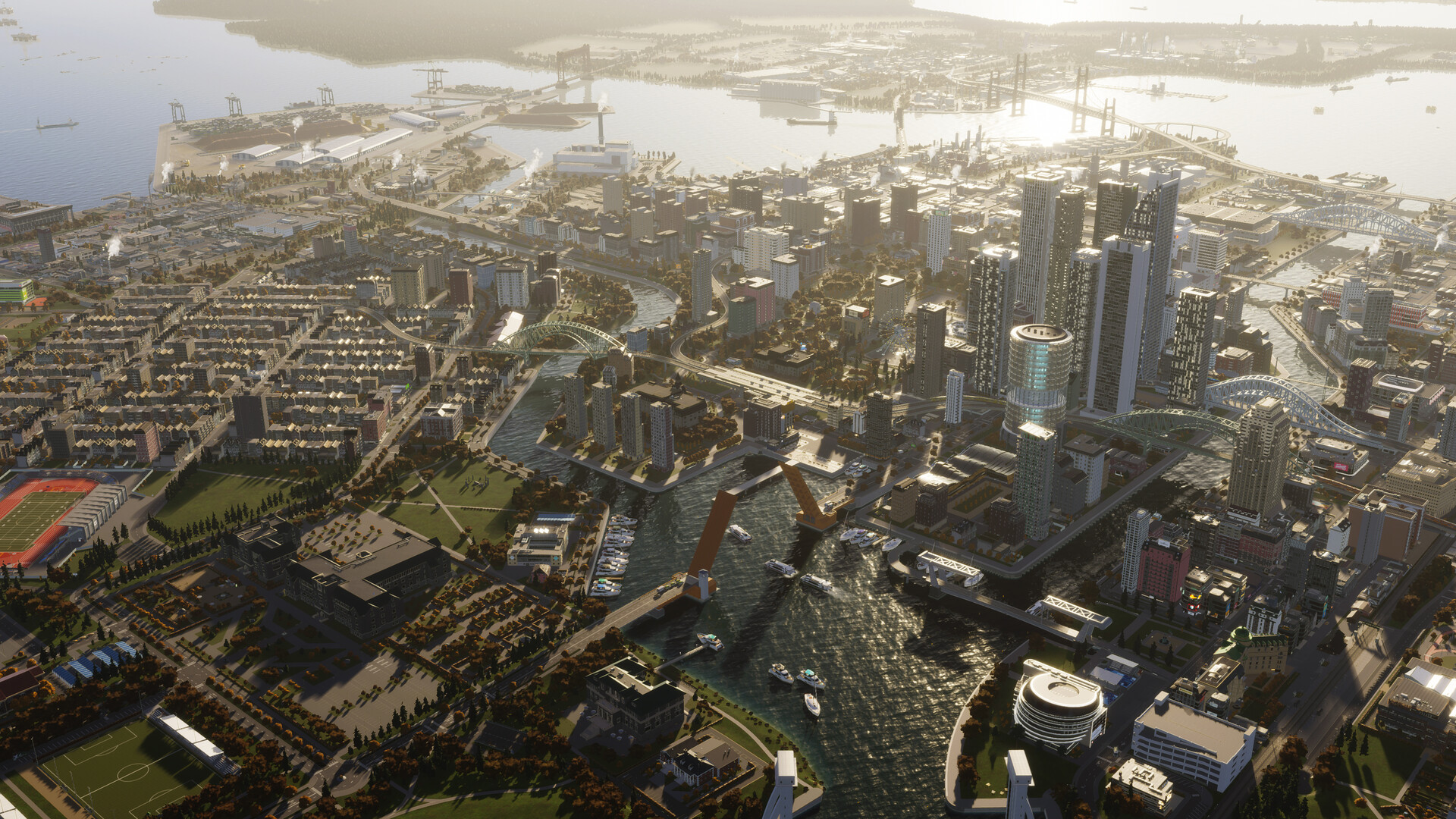 Cities: Skylines II - Bridges & Ports — скриншот 3