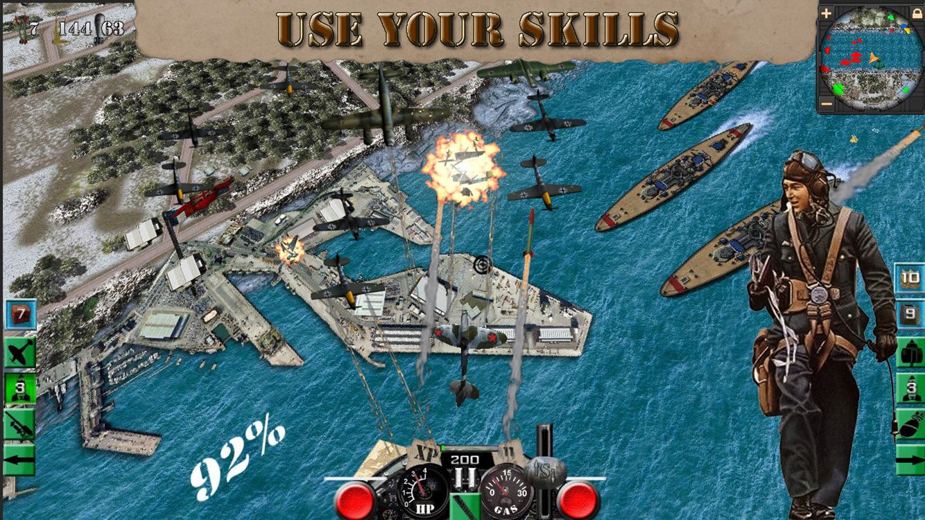 War Birds: WW2 Air strike 1942 — скриншот 4