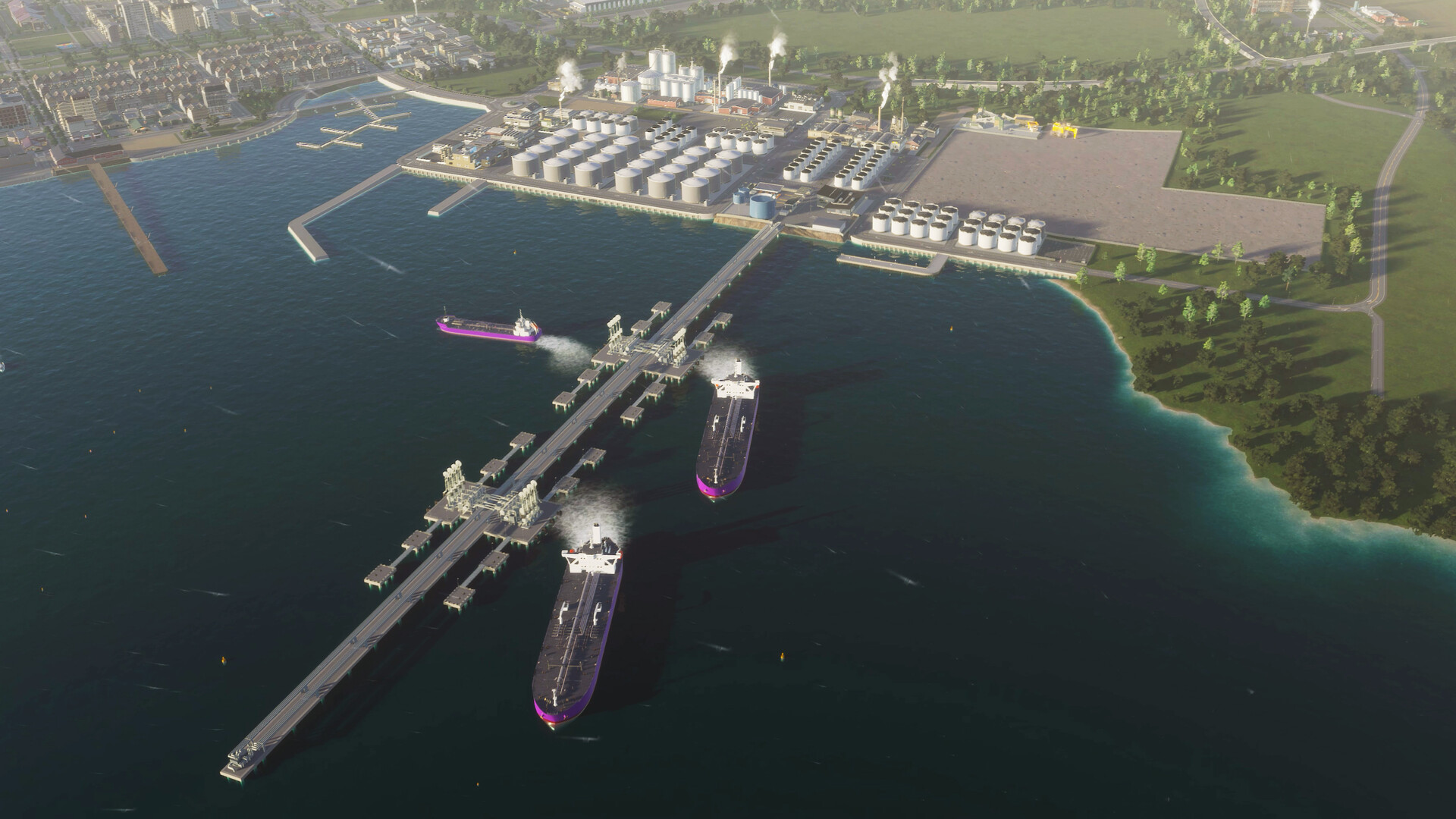 Cities: Skylines II - Bridges & Ports — скриншот 6