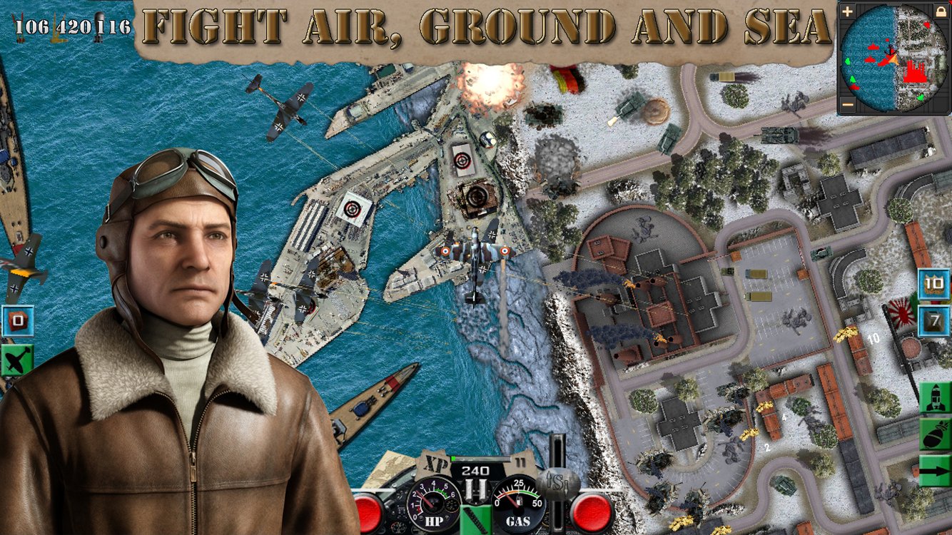 War Birds: WW2 Air strike 1942 — скриншот 2