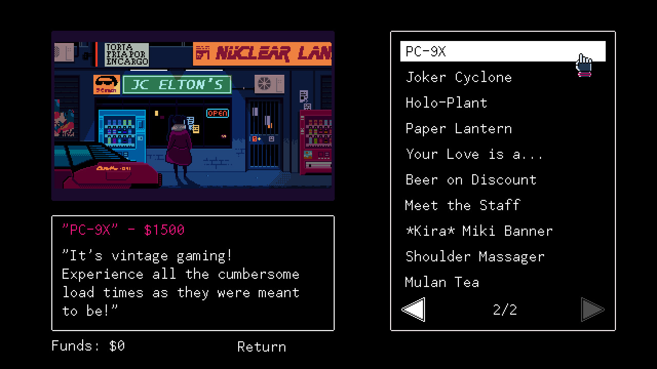 VA-11 Hall-A: Cyberpunk Bartender Action — скриншот 6