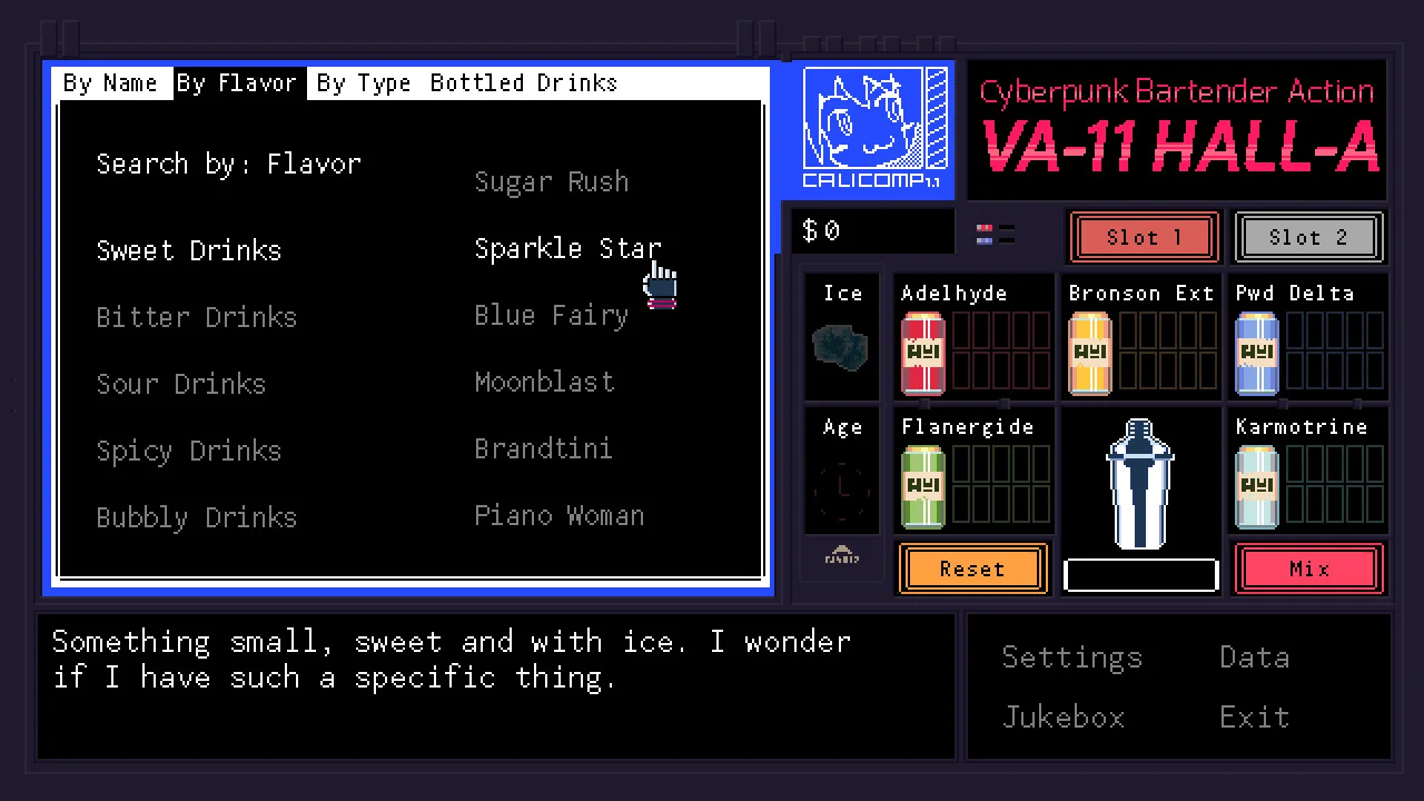 VA-11 Hall-A: Cyberpunk Bartender Action - кадр 8