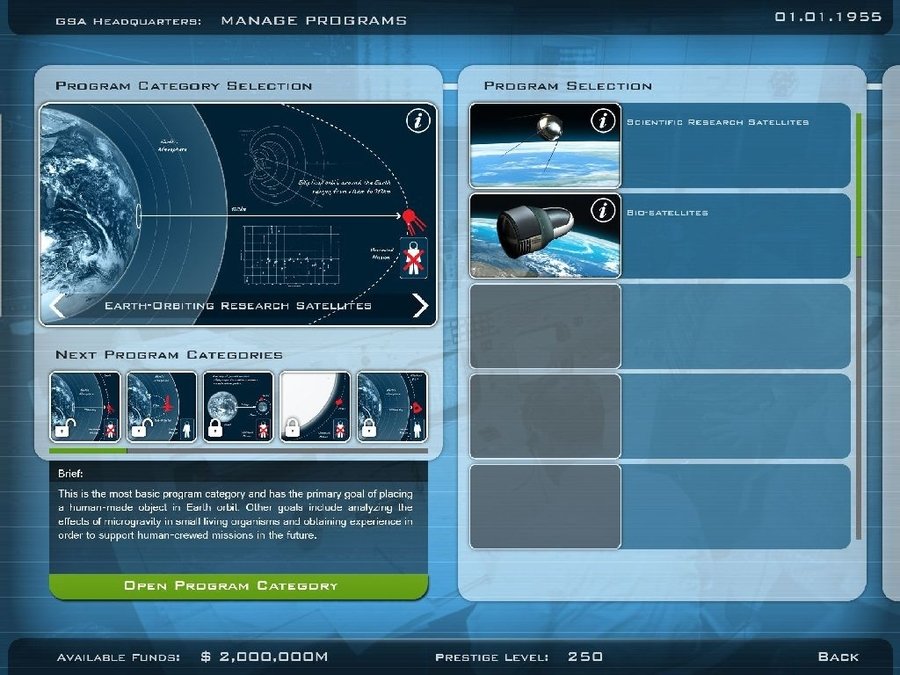 Buzz Aldrin's Space Program Manager — скриншот 1