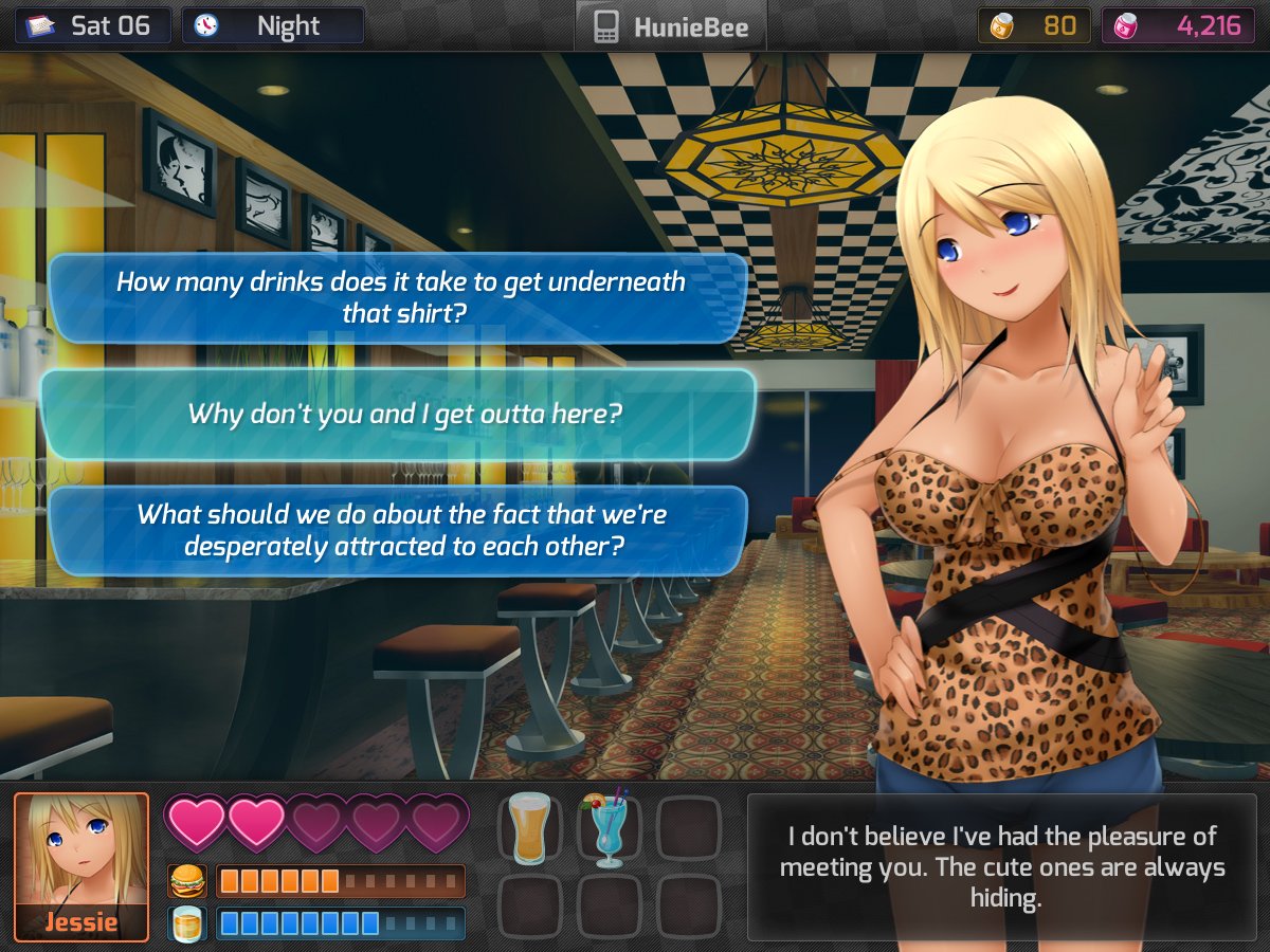 HuniePop — скриншот 2